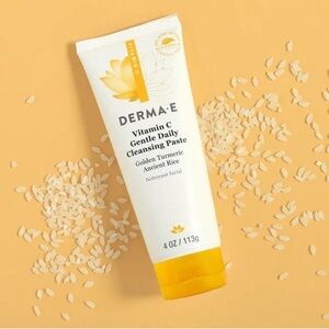 DERMA-E Vitamin C Gentle Daily Cleansing Paste Exfoliant & Mask - 4 oz - Sealed